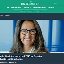 El rea de `Deal Advisory de KPMG en Espaa crece hasta los 95 millones
